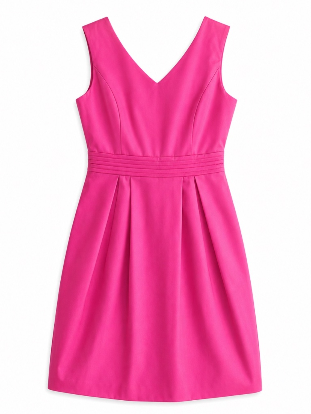 Lhen Bao Hot Pink Sleeveless Fit & Flare Dress – Size 8/10 (Tagged Large) EUC